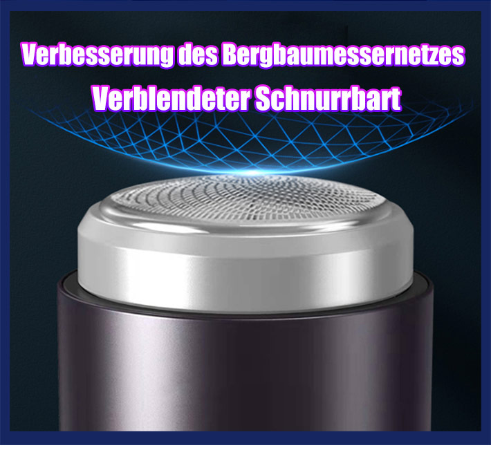 Leichter und mobiler Elektrorasierer für den Alltag
