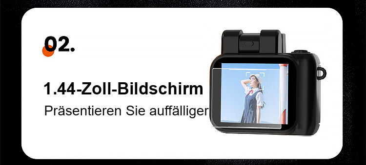 Leichte und kleine Digitalkamera