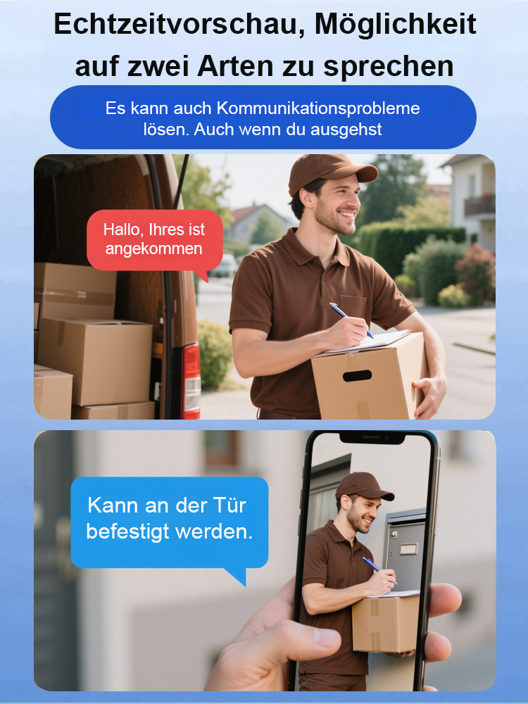 Nachtsichtfunktion Mini WiFi Fernüberwachungskamera