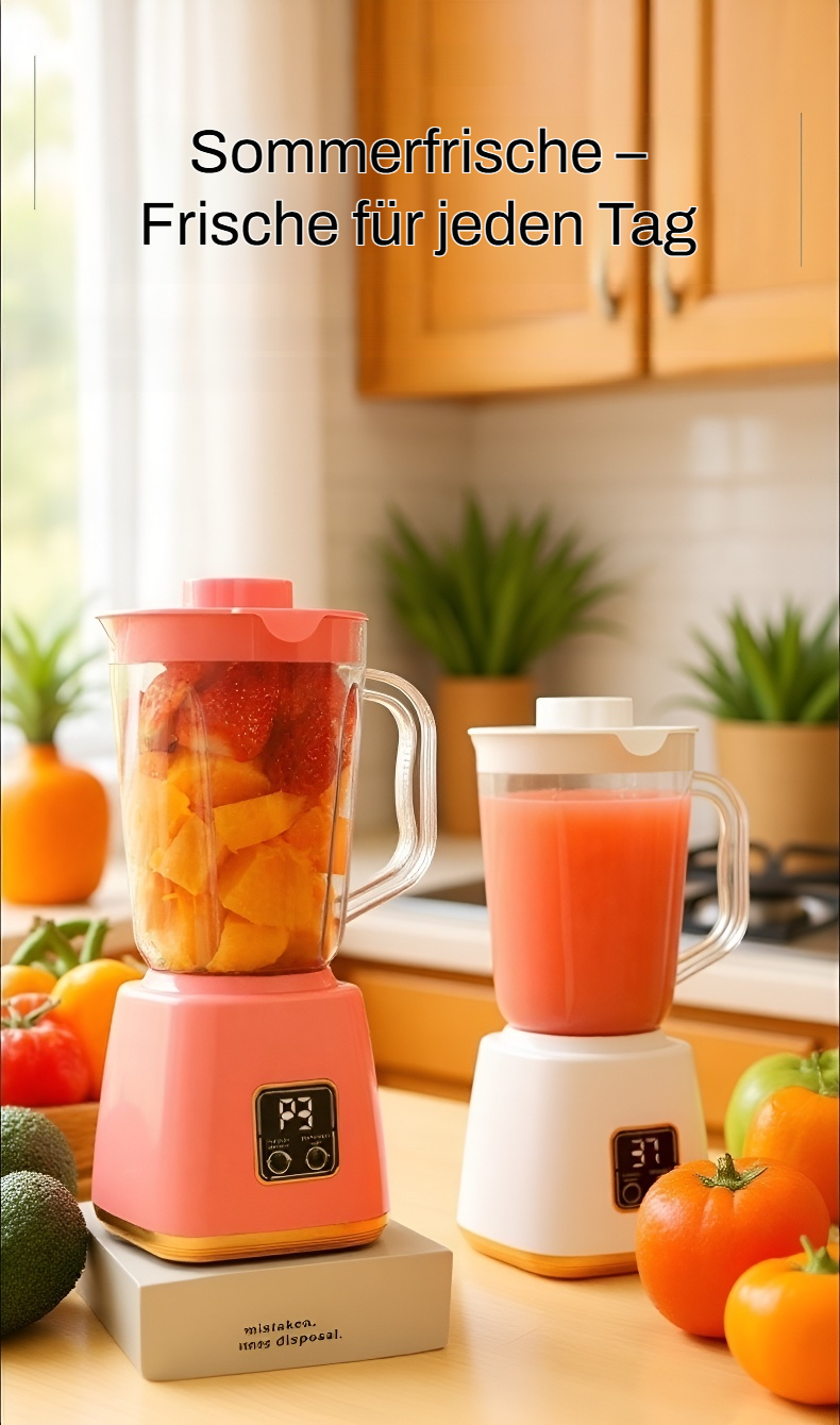 Leistungsstarker Motor des Multifunktions-Entsafters