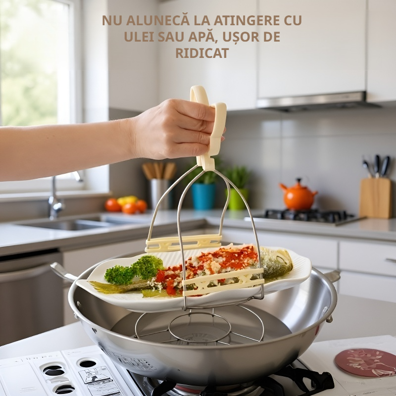 Clips de silicon stabile, fără cădere, pentru protecție termică