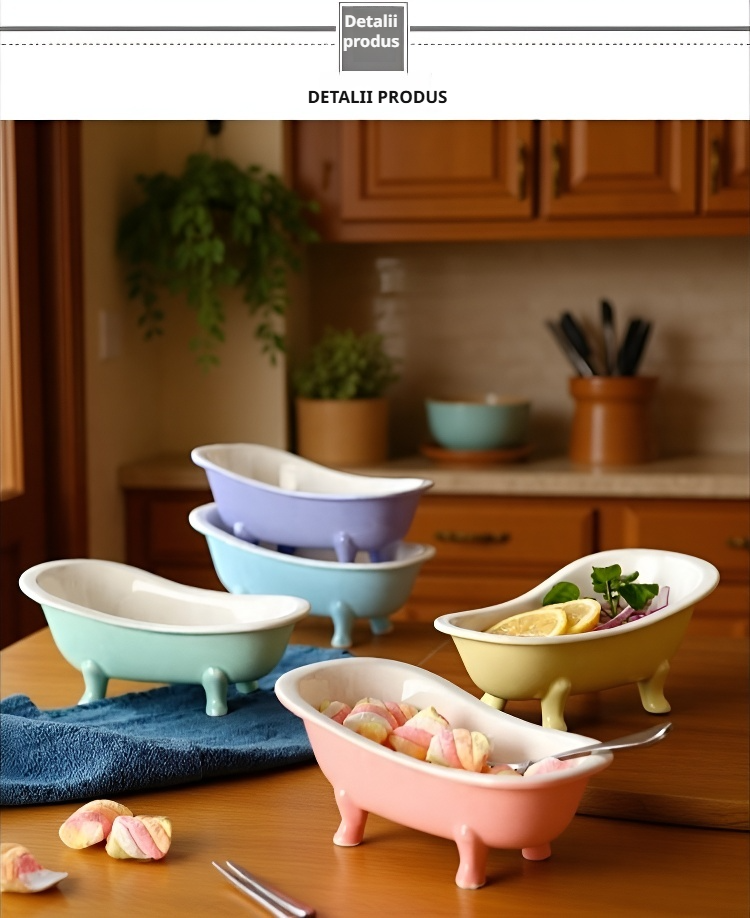 Bol mic pentru gustări cu design în formă de cadă