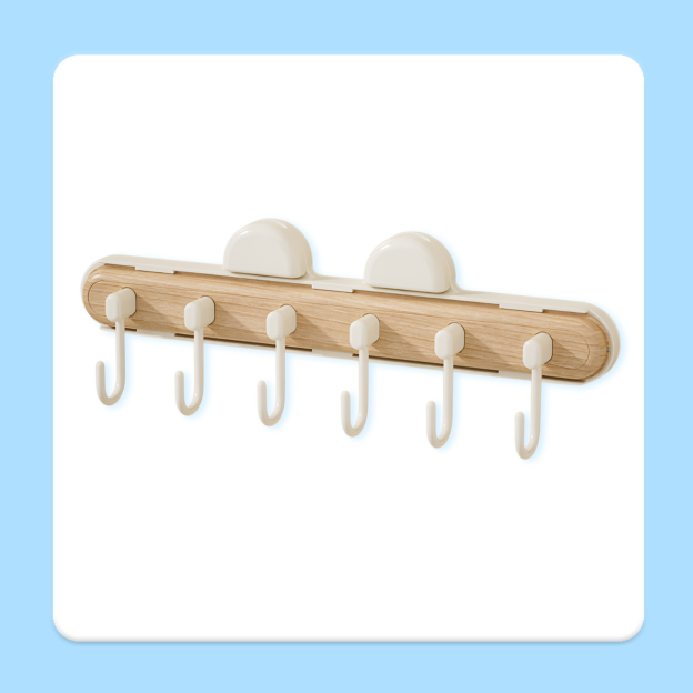 Agățător cu ventuză, montaj rapid fără găuri, nu lasă urme, pentru bucătărie