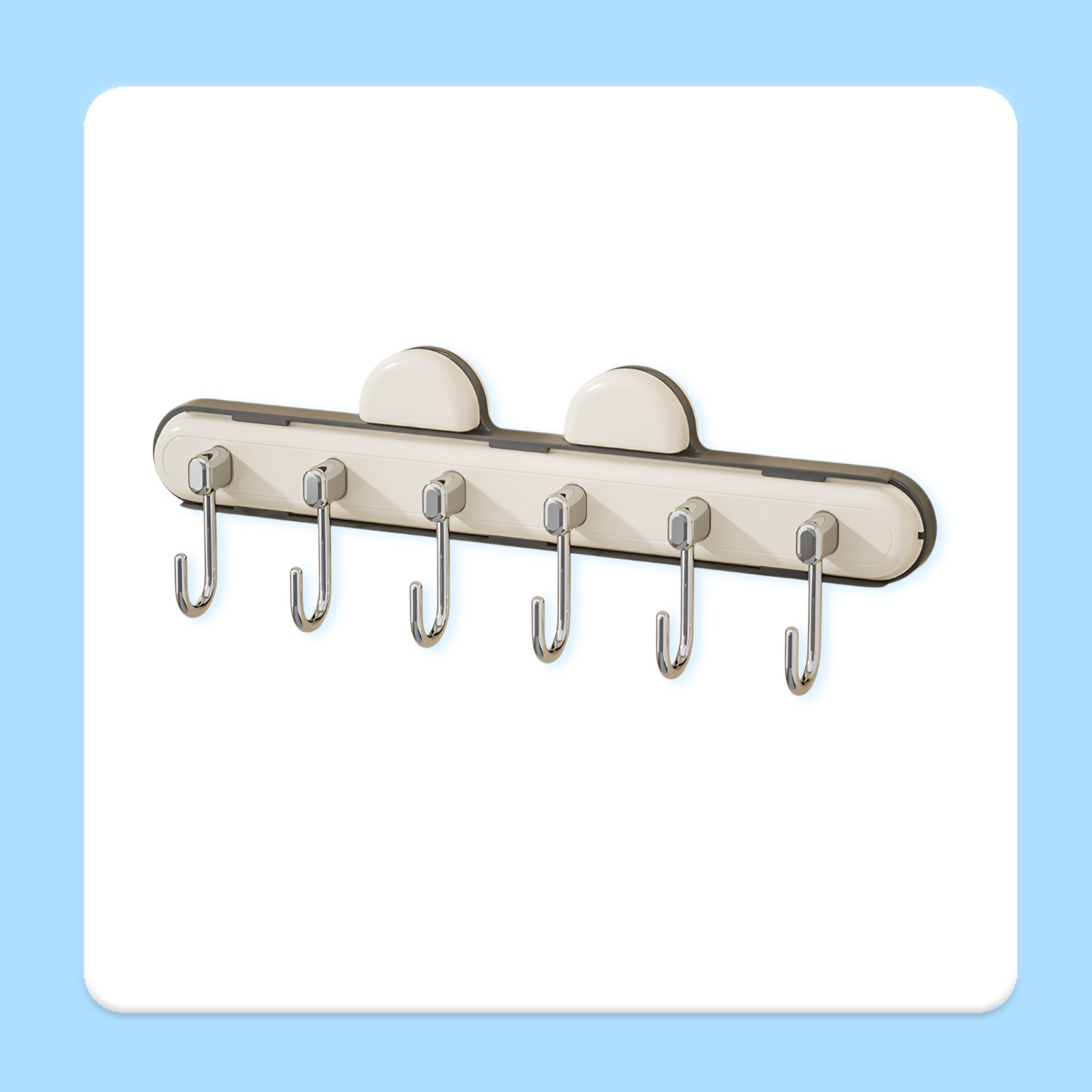 Agățător cu ventuză, montaj rapid fără găuri, nu lasă urme, pentru bucătărie