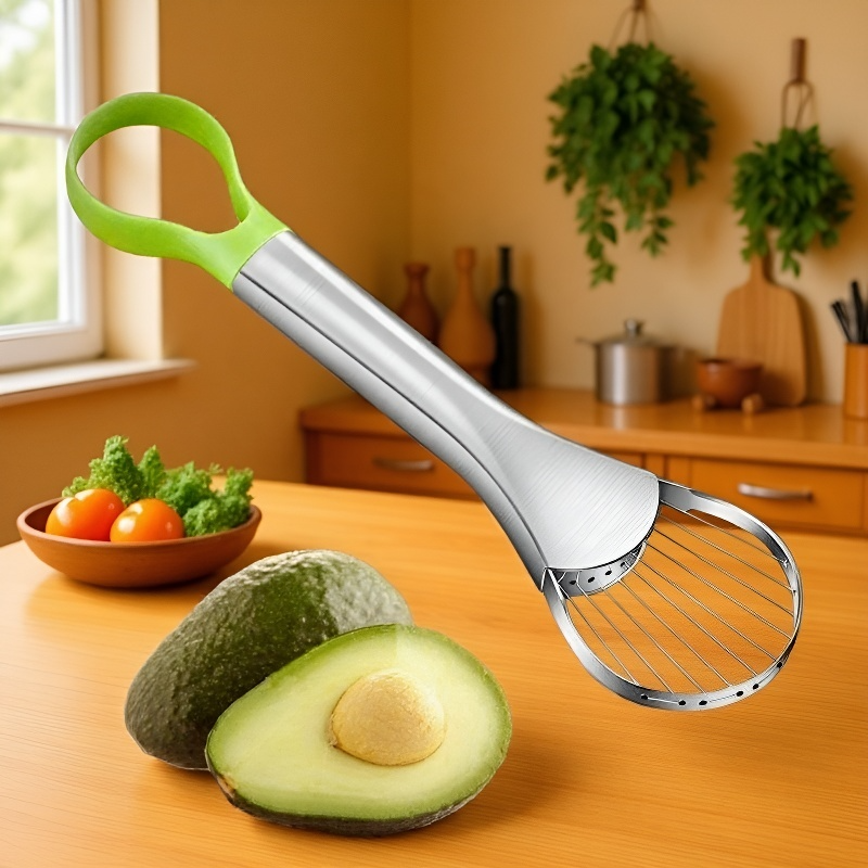 Separator de fructe din oțel inoxidabil, cuțit special pentru avocado și piersici galbene