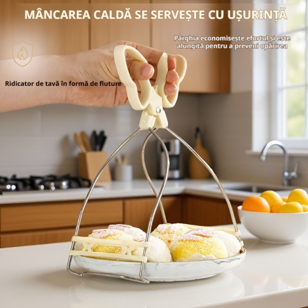 Clips de silicon stabile, fără cădere, pentru protecție termică