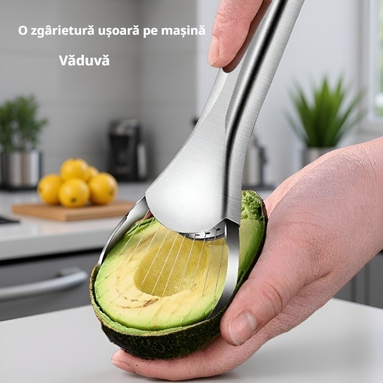 Separator de fructe din oțel inoxidabil, cuțit special pentru avocado și piersici galbene