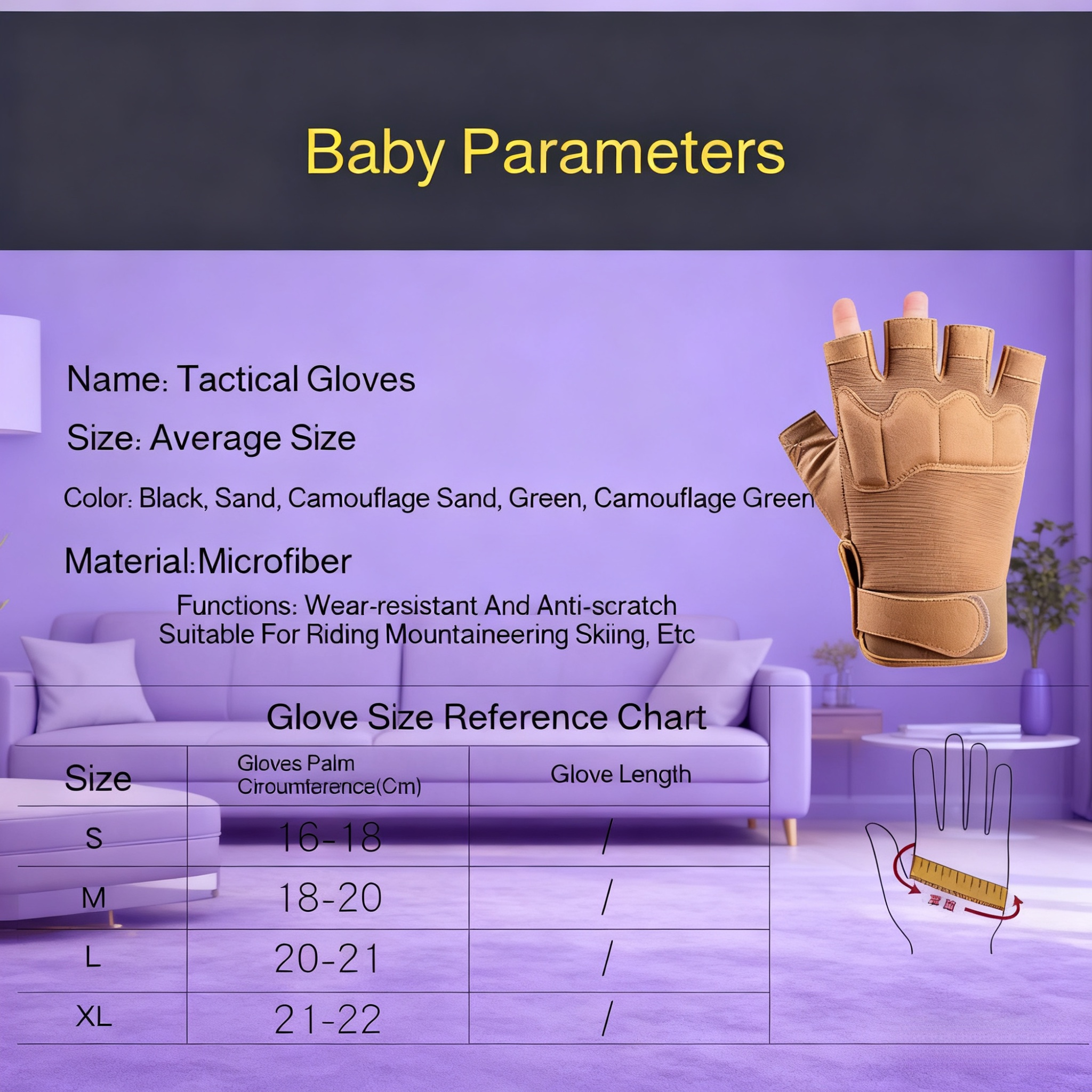 High-performance protective training gloves