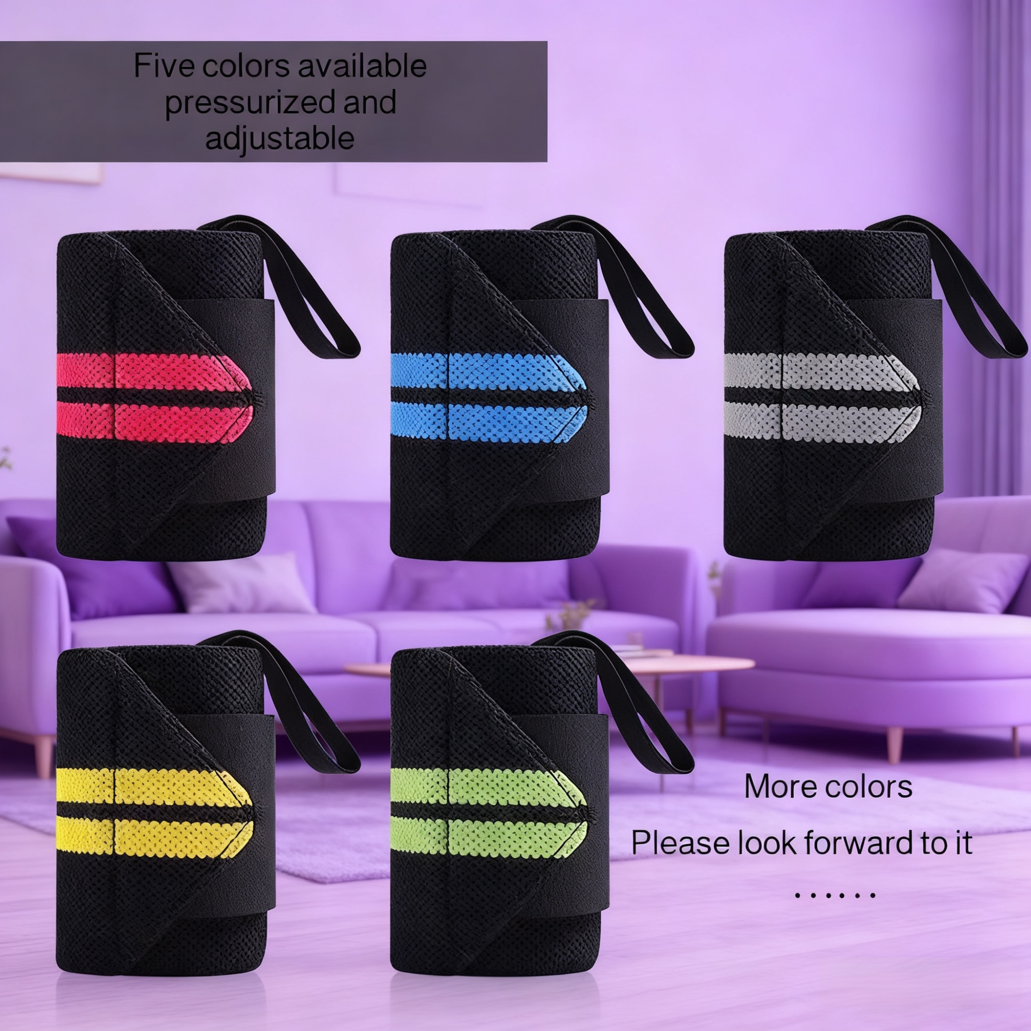 Secure fit compression wristband for men