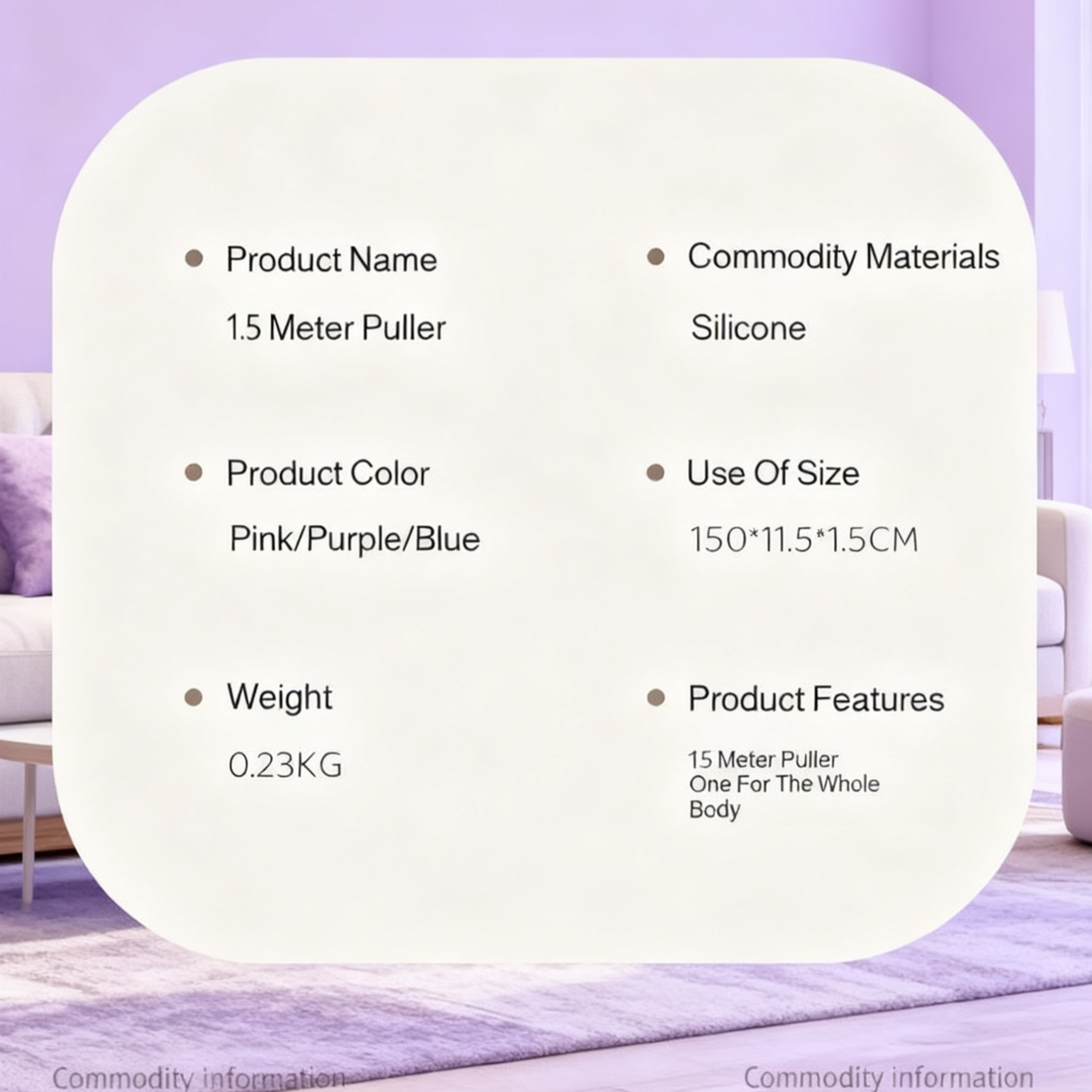 Stretchable Fitness Bands for Shoulder and Back Training