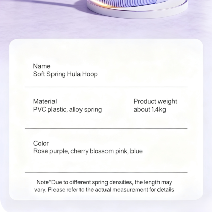 Silent Soft Hula Hoop for Waist Protection