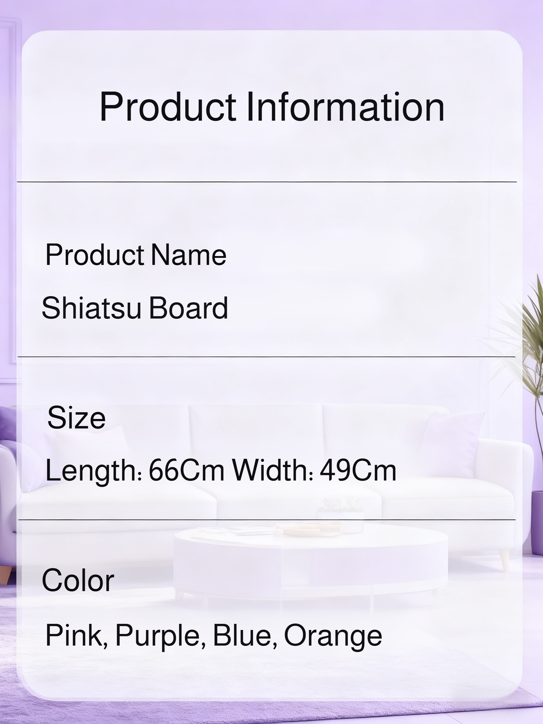 Foot Reflexology Massage Mat 