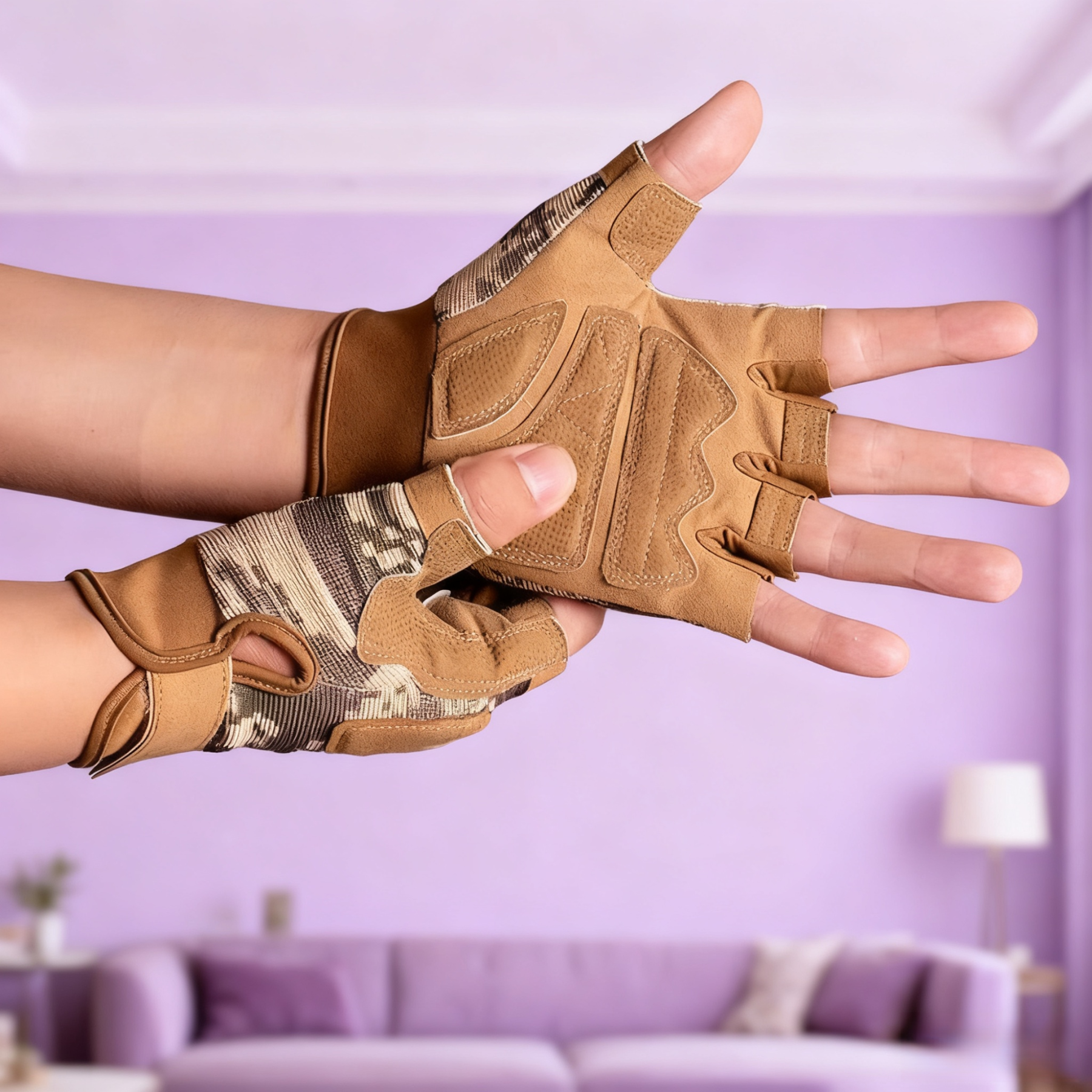 Unisex Anti-Slip, Cut-Resistant, Durable Sports Training Gloves