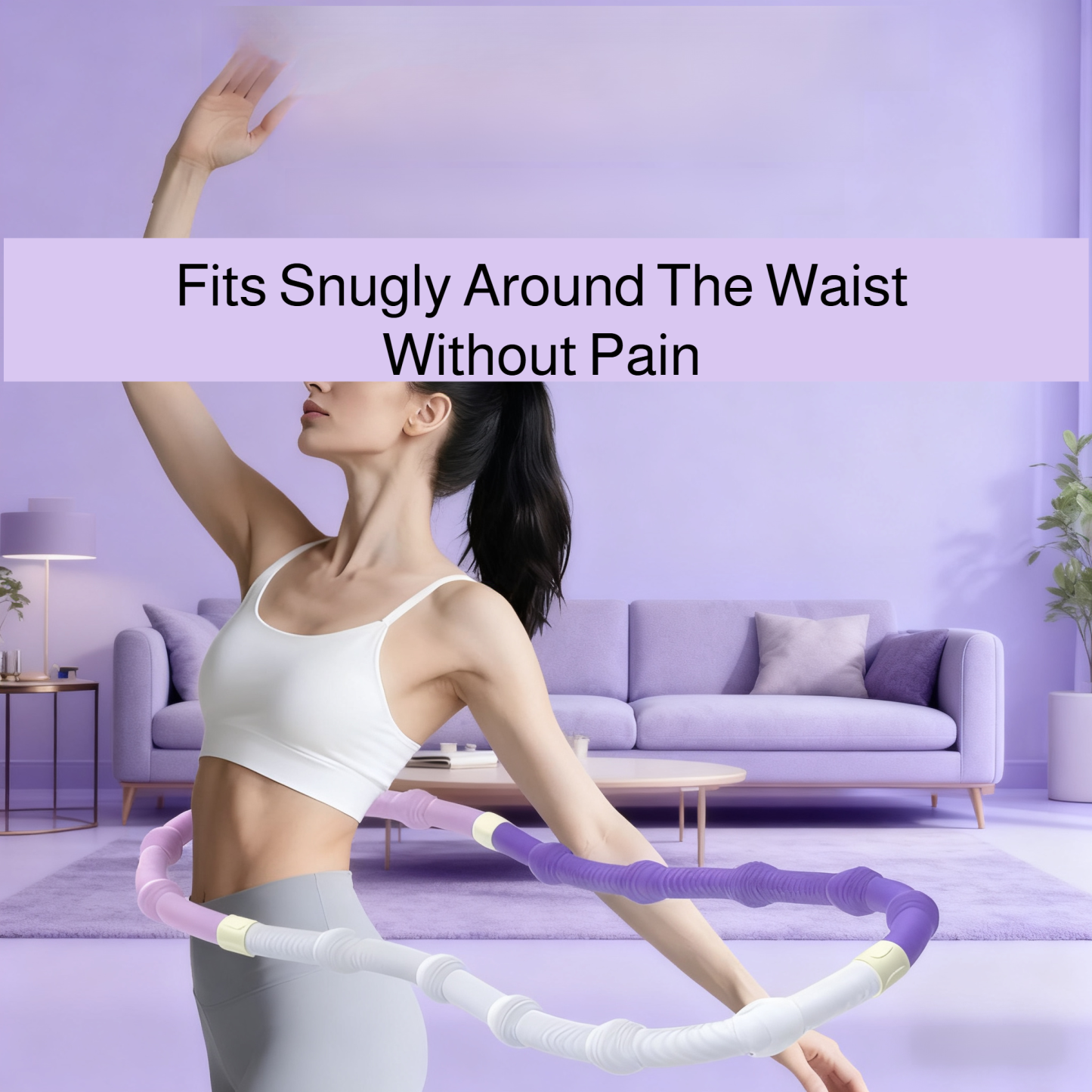 Weighted Soft Hula Hoop for Slimming and Waist Protection