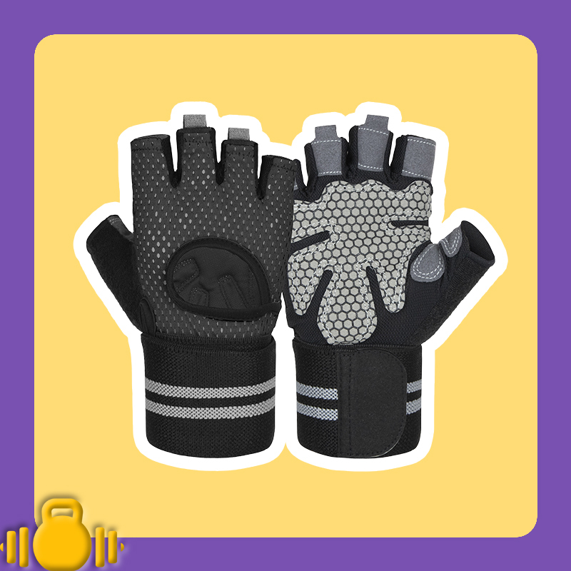 Gym Workout Half-Finger Gloves for Yoga and Weightlifting