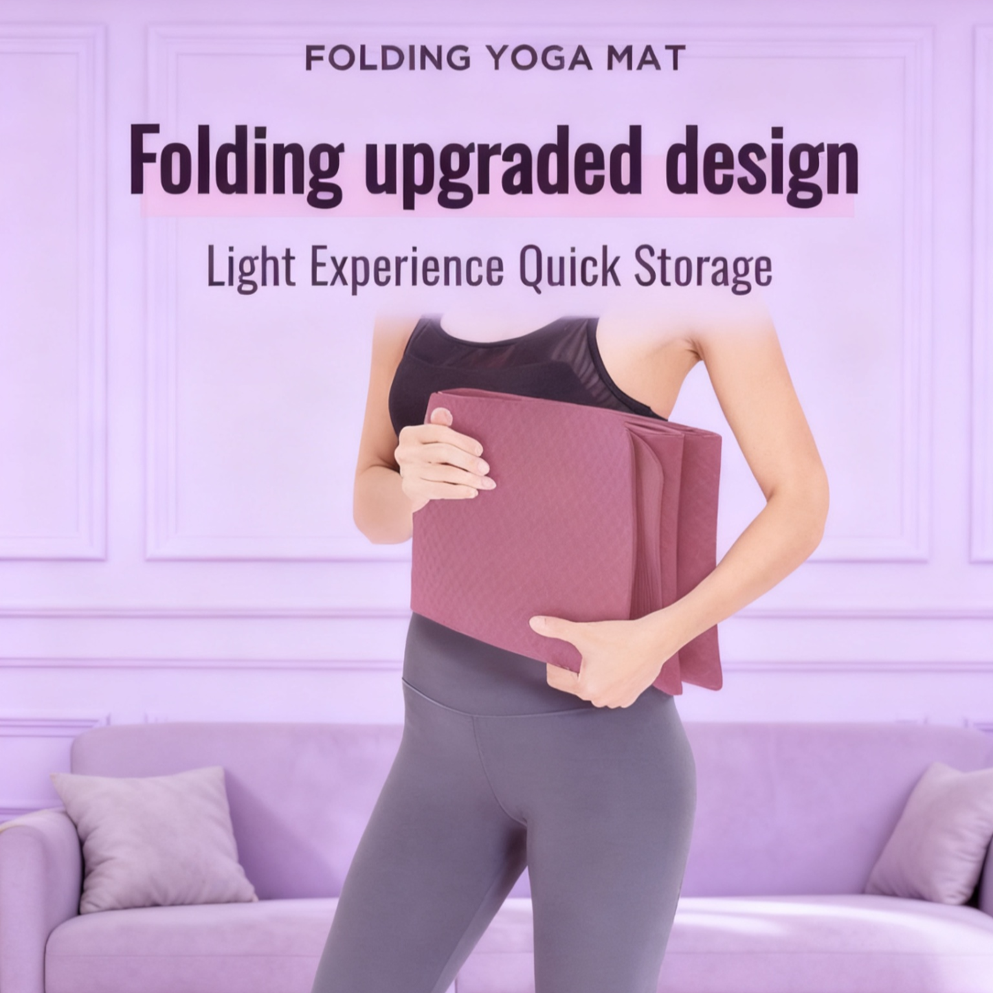 Multi-Functional Foldable Soundproof Non-Slip Yoga Mat