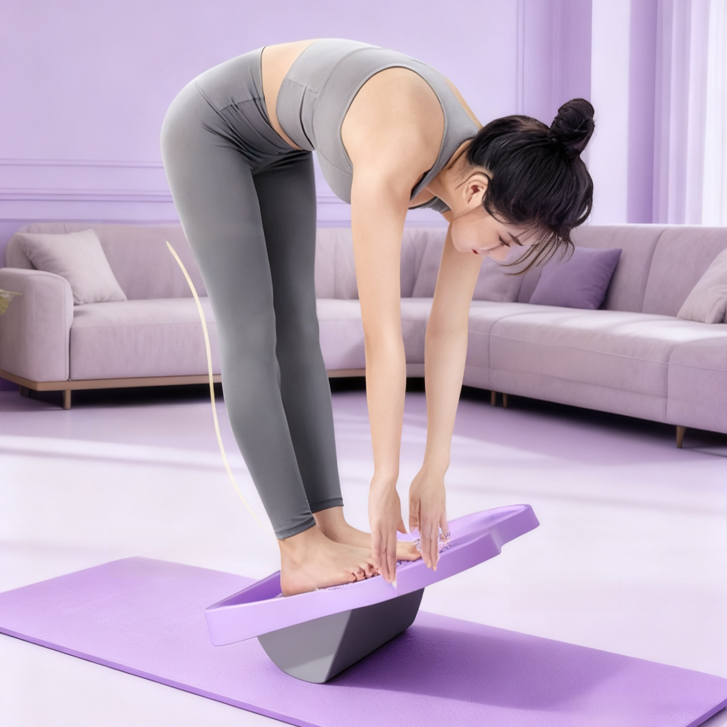 Adjustable Folding Calf Stretch Yoga Board