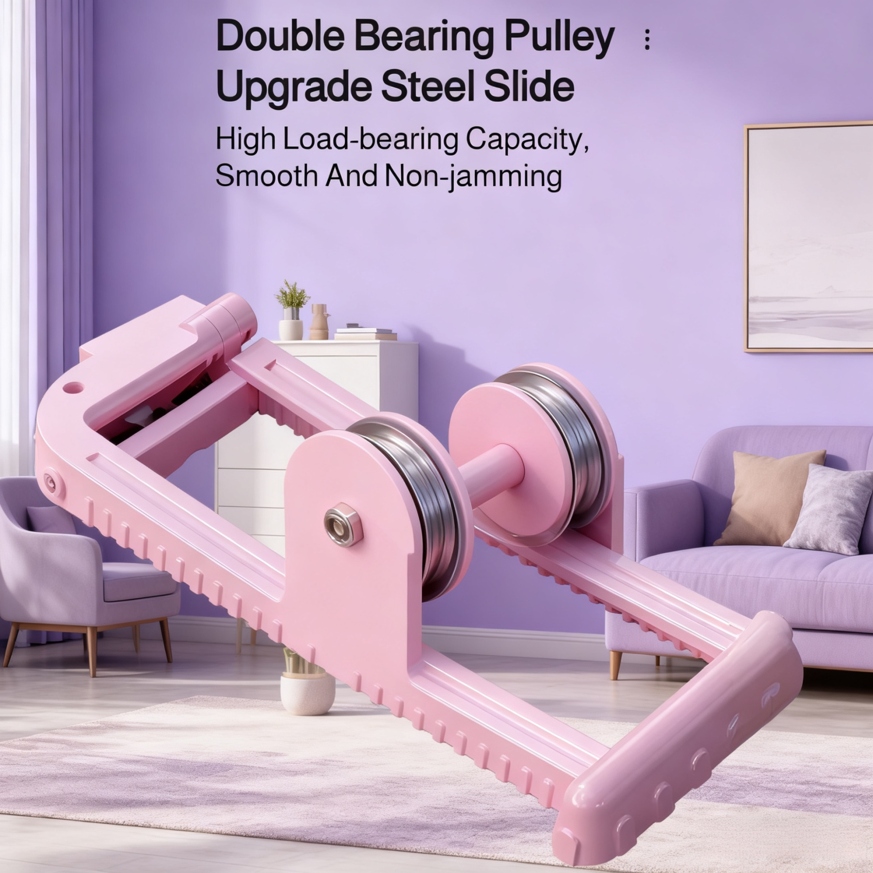 Indoor Home Ski Exercise Machine for Thigh and Leg Fat Burning