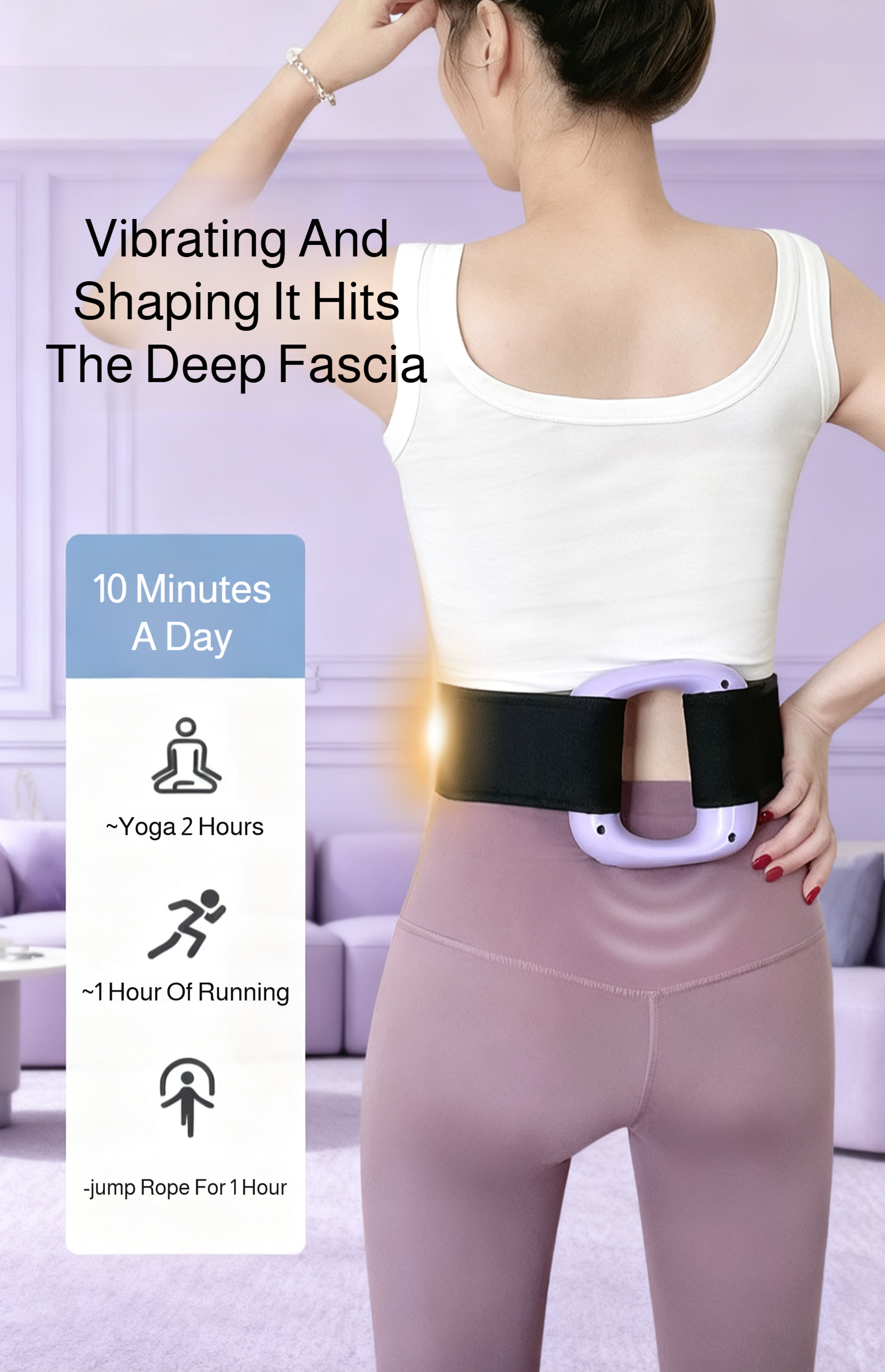 Vibrating Yoga Ring for Enhanced Yoga Practice