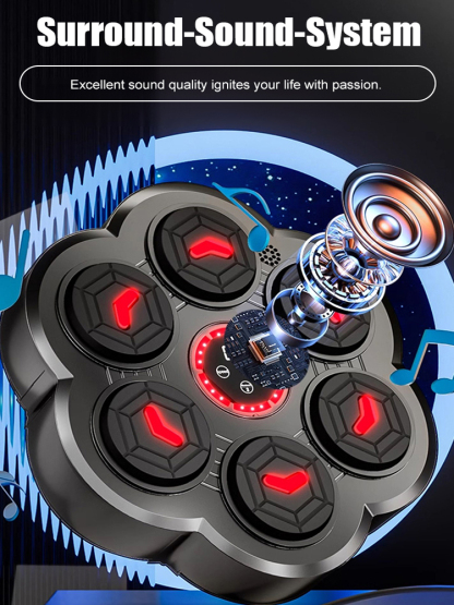 2025 New Year Breakthrough: Smart Bluetooth Music Boxing Machine —The Ultimate Stress-Reliever & Toning Target for Your Home