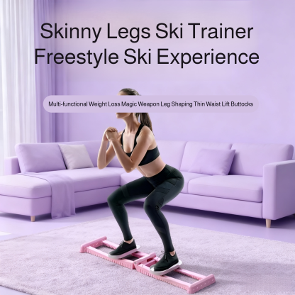 Indoor Home Ski Exercise Machine for Thigh and Leg Fat Burning
