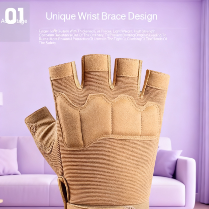 Unisex Anti-Slip, Cut-Resistant, Durable Sports Training Gloves