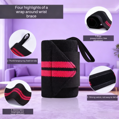 Adjustable Compression Wristband for Men – Fitness Sports Support