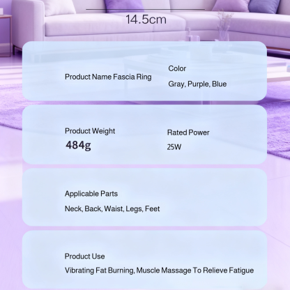  Mini Vibrating Fat-Burning Massage Yoga Ring