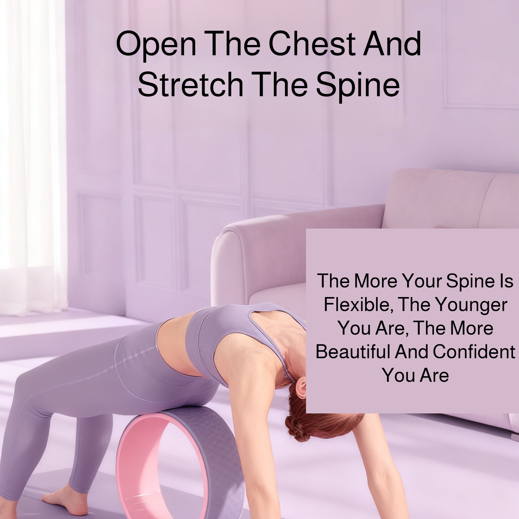  Back Massage Yoga Wheel for Beginners 