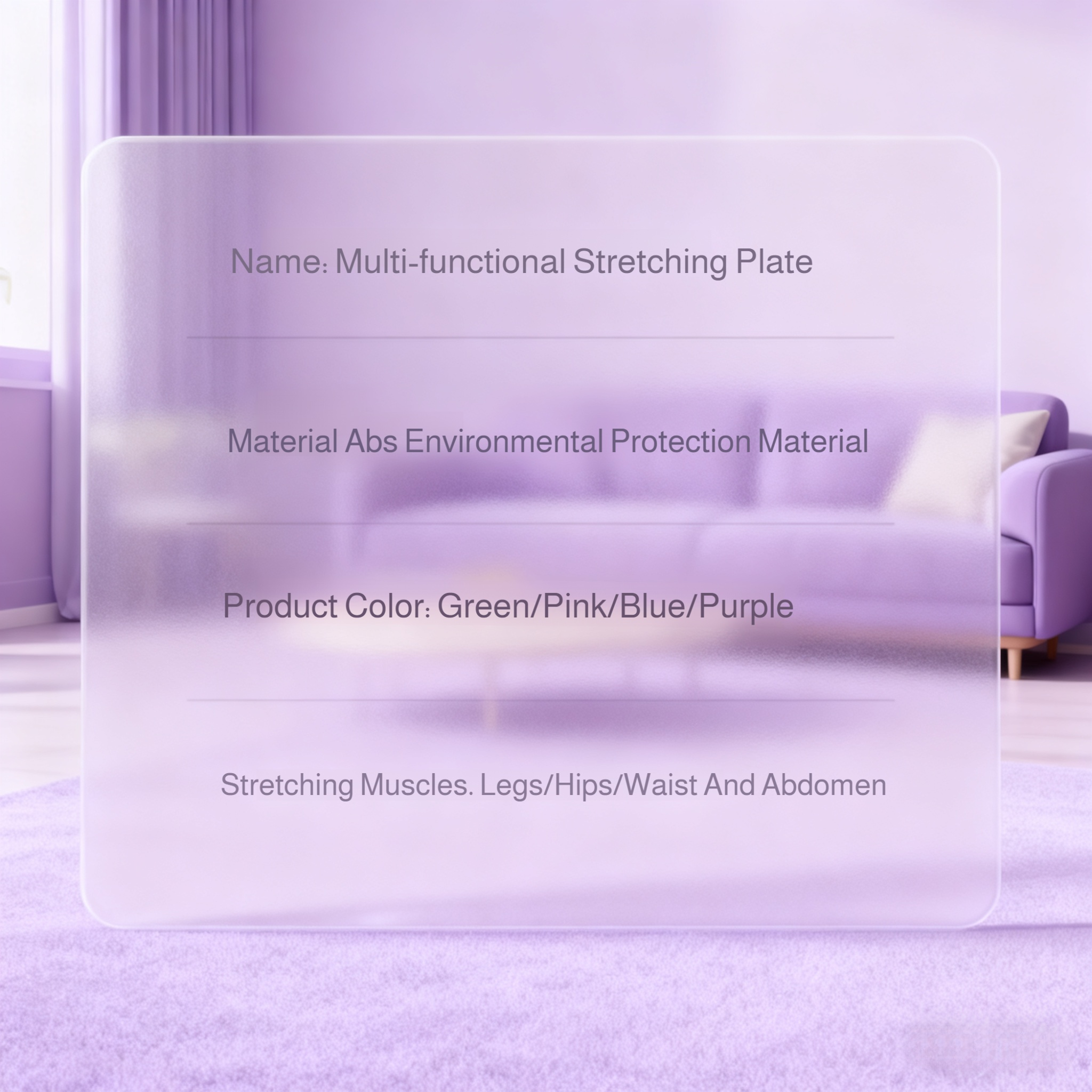 Easy to use adjustable calf stretch board