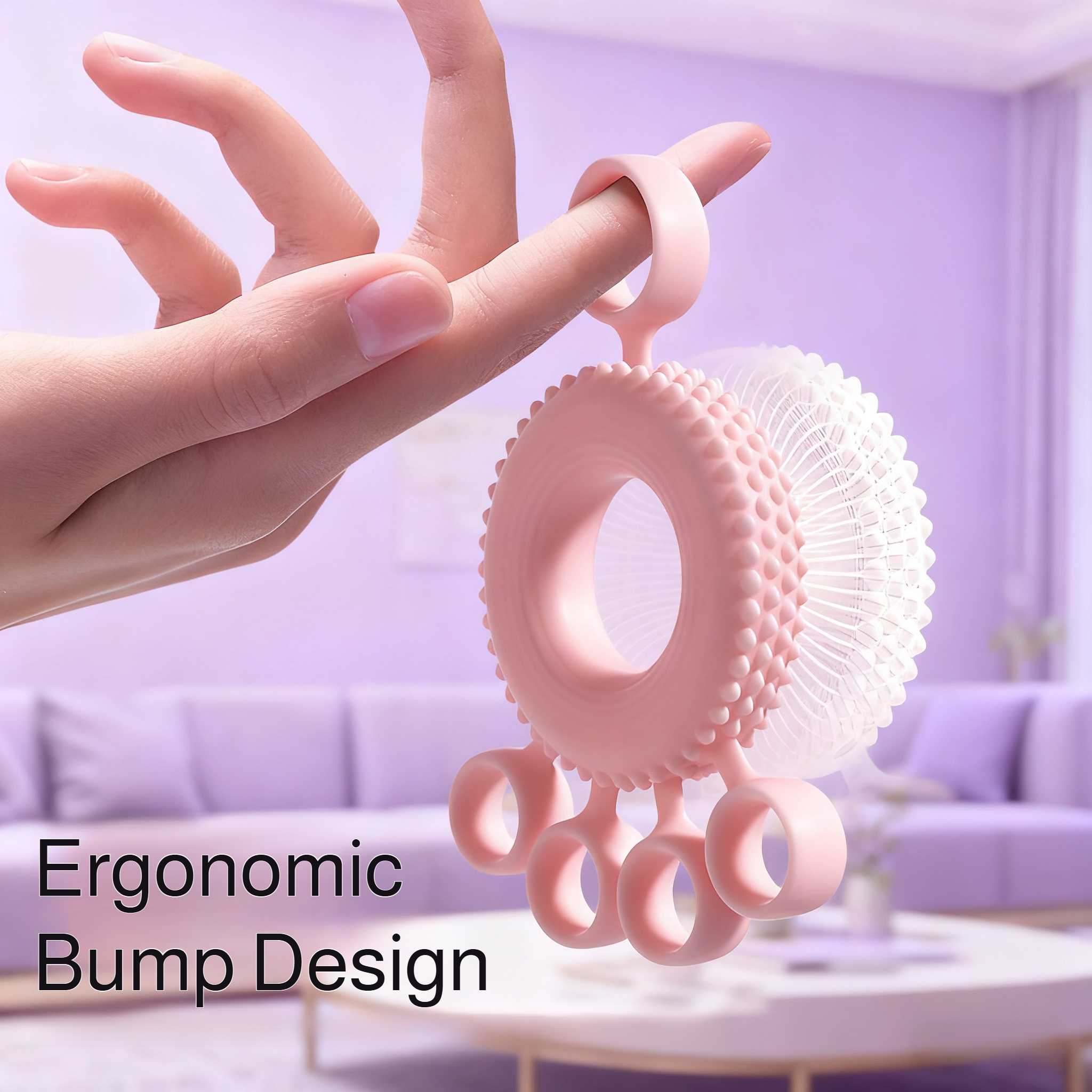 Grip ball for physical therapy and stress relief