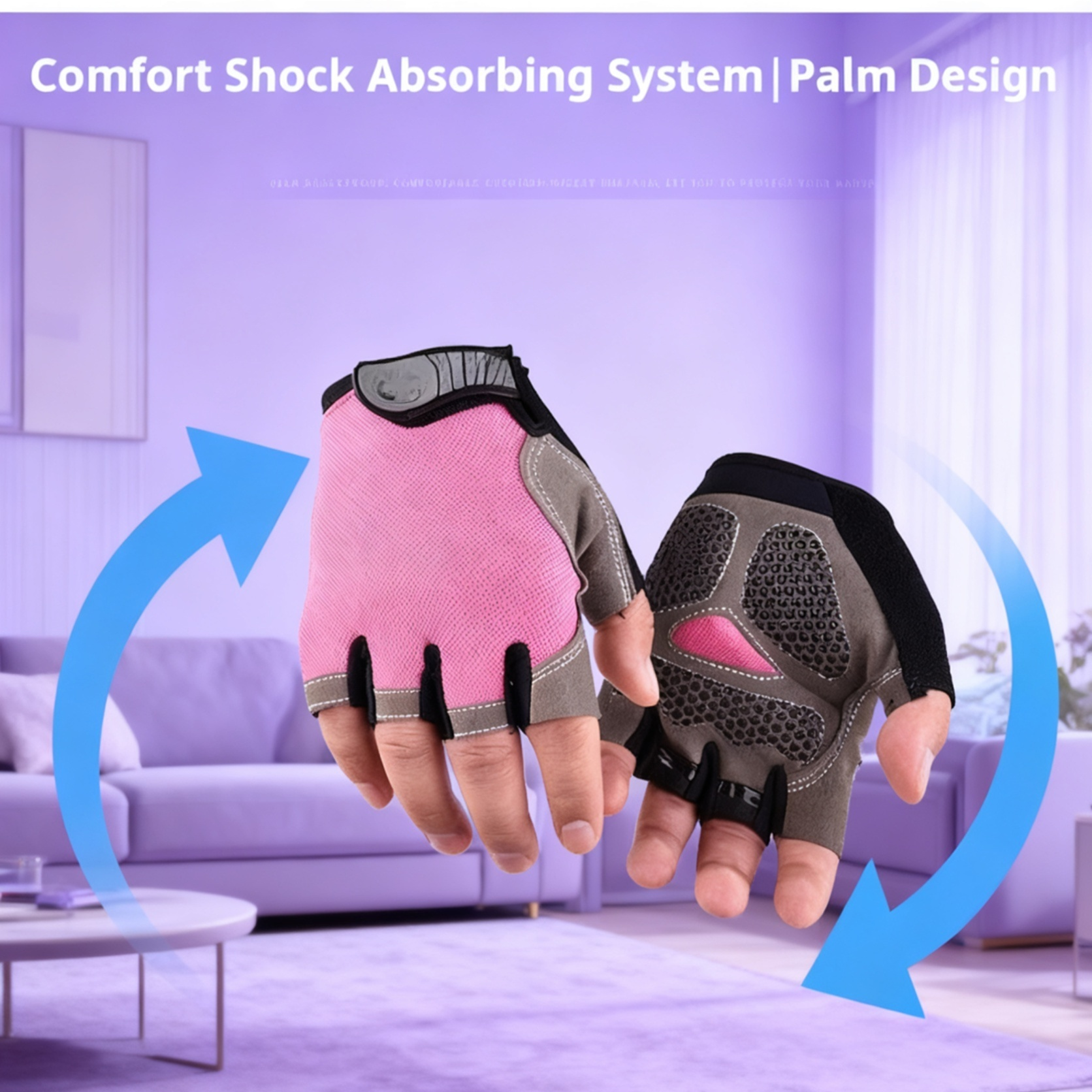 Half-Finger Cycling Gloves for Men and Women