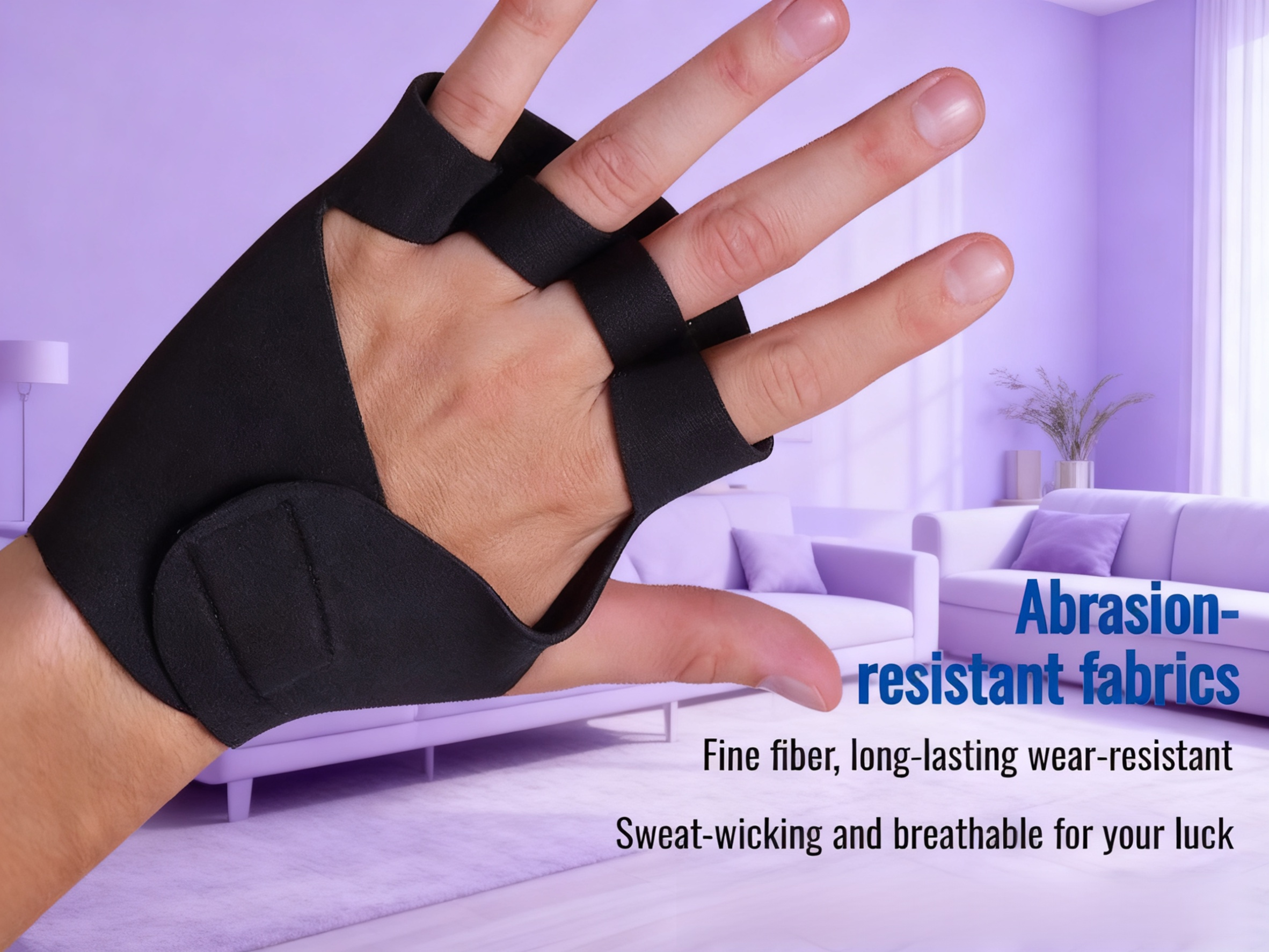 Durable workout gloves for men and women