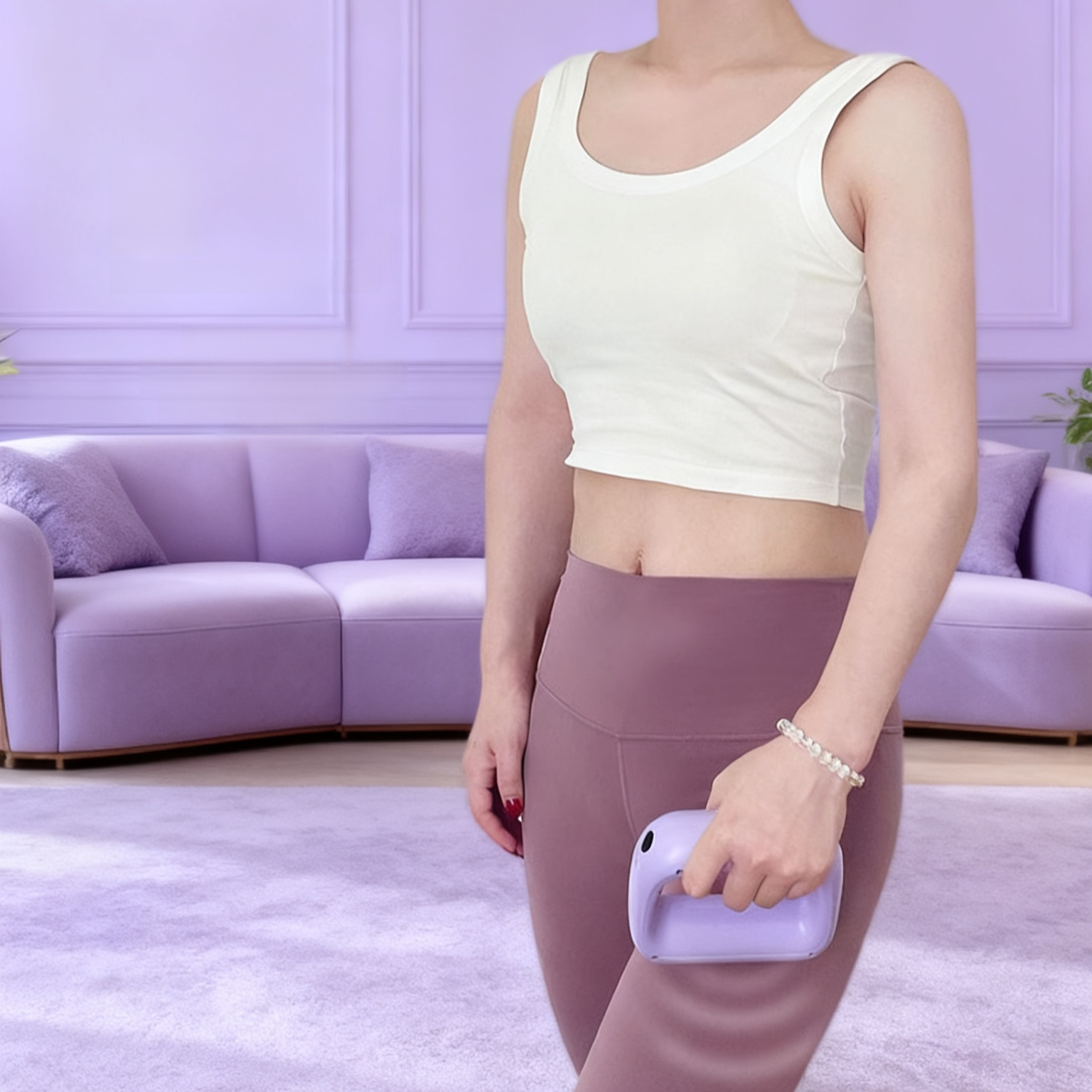  Mini Vibrating Fat-Burning Massage Yoga Ring