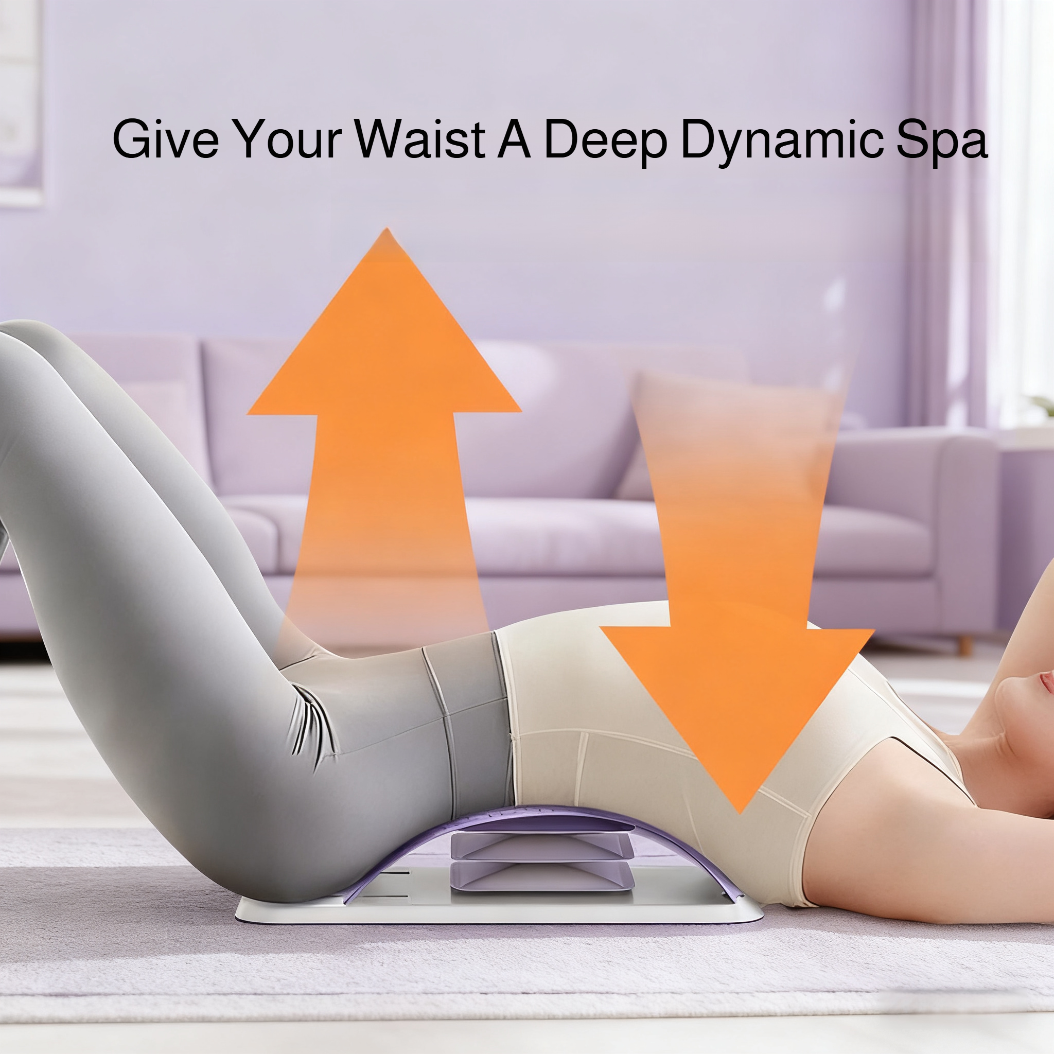 Portable Magnetic Lumbar Massager for Improved Posture