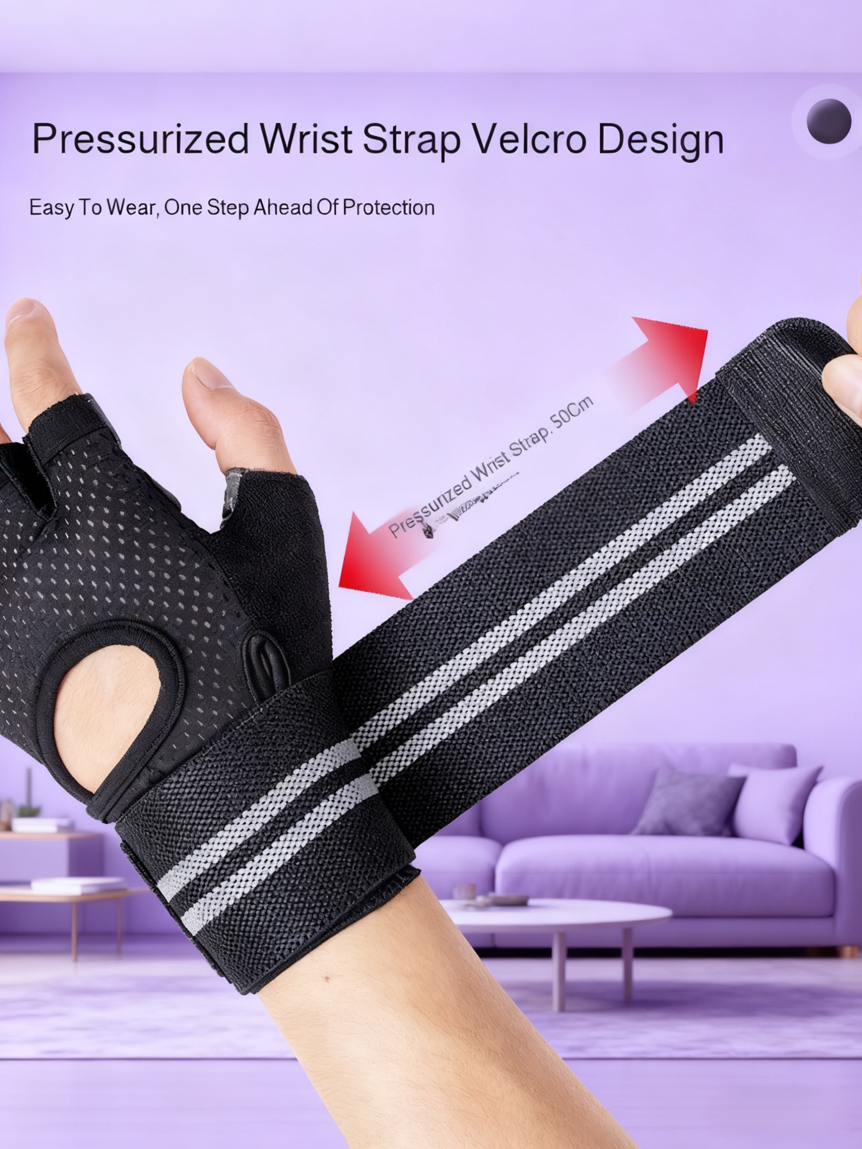 Durable weightlifting gloves for enhanced grip