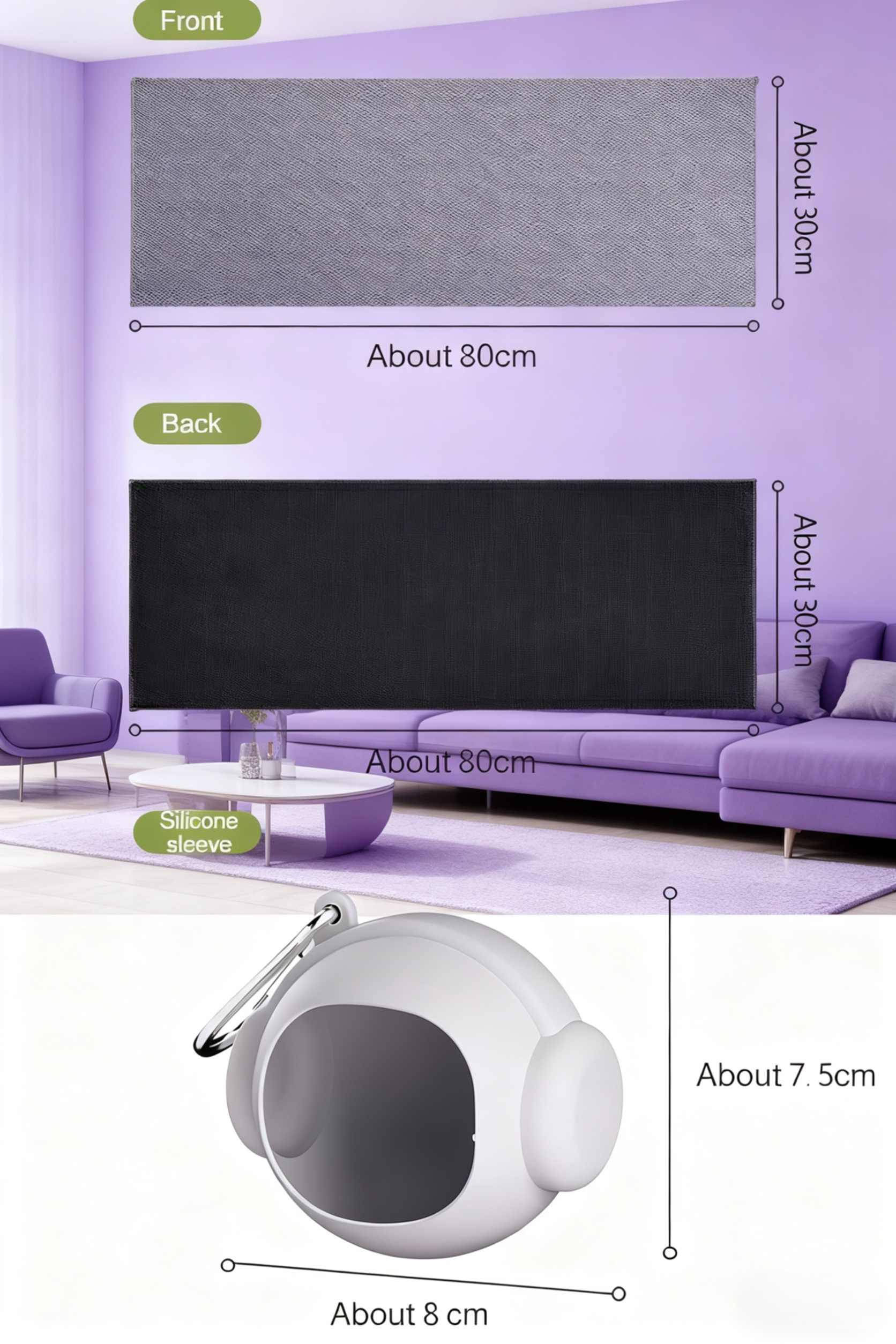 Sweat-absorbing towel for intense workouts