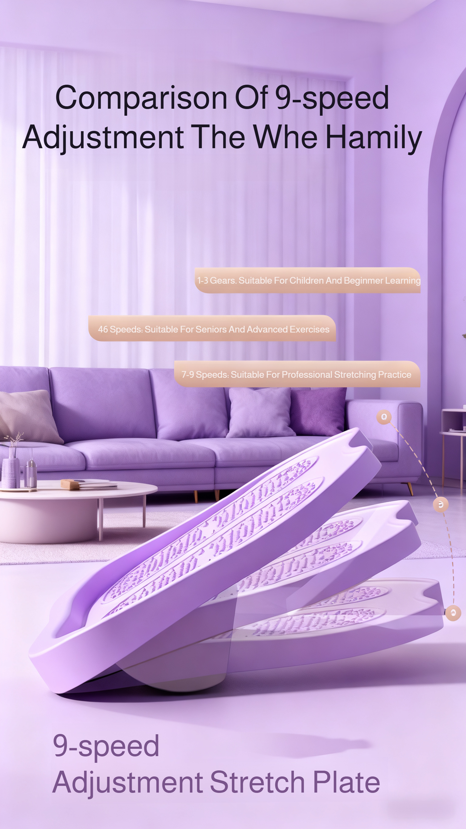 Calf stretch yoga board for rehabilitation exercises