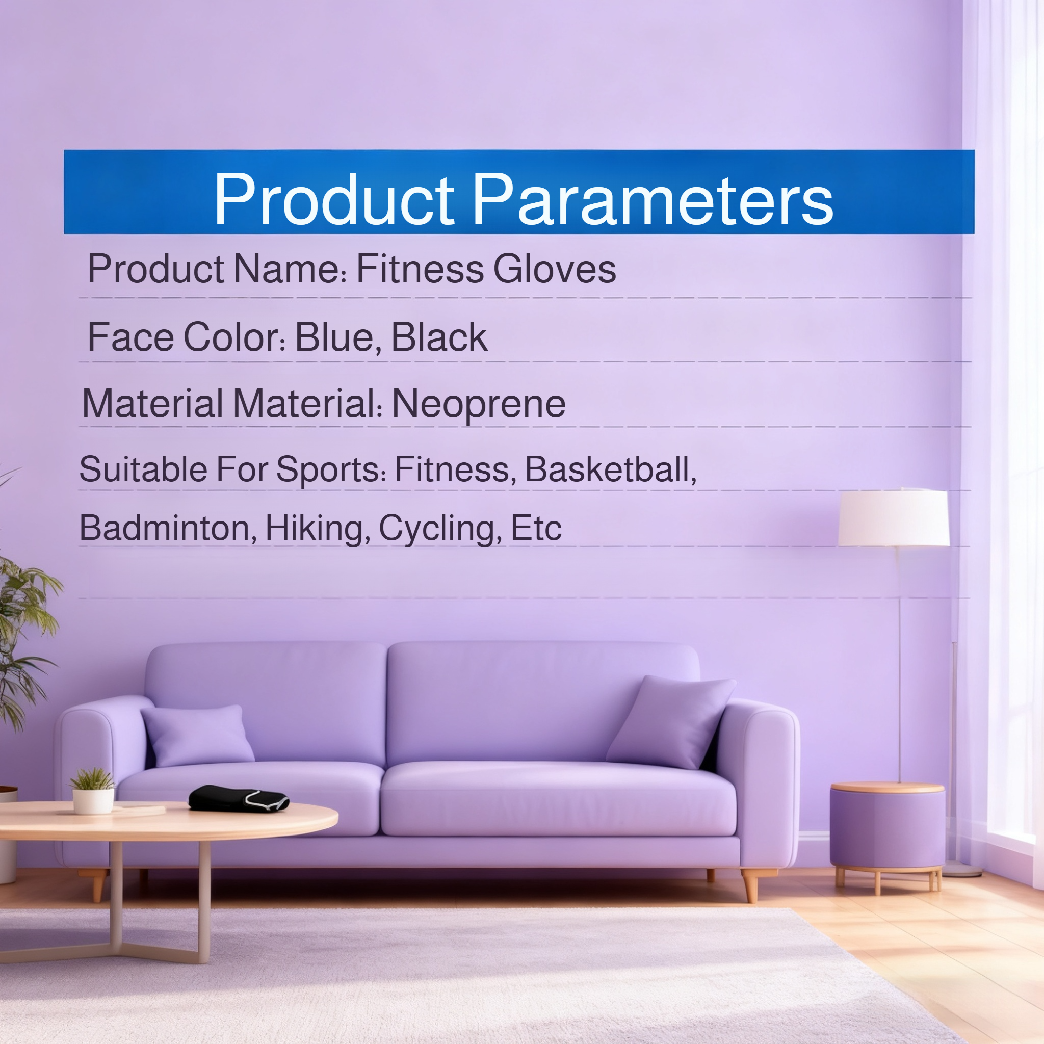 Fitness Non-Slip Half-Finger Workout Gloves 