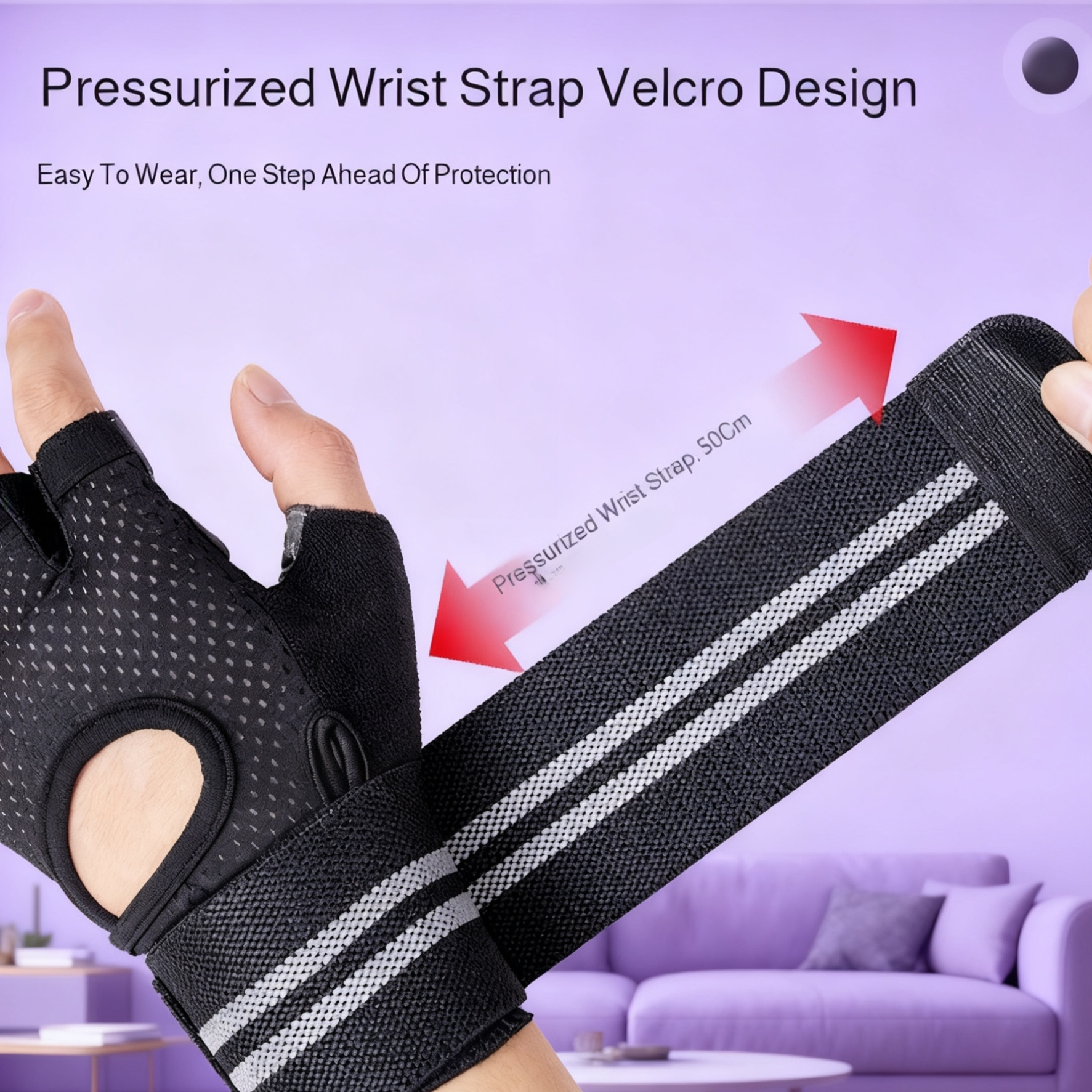 Gym Workout Half-Finger Gloves for Yoga and Weightlifting