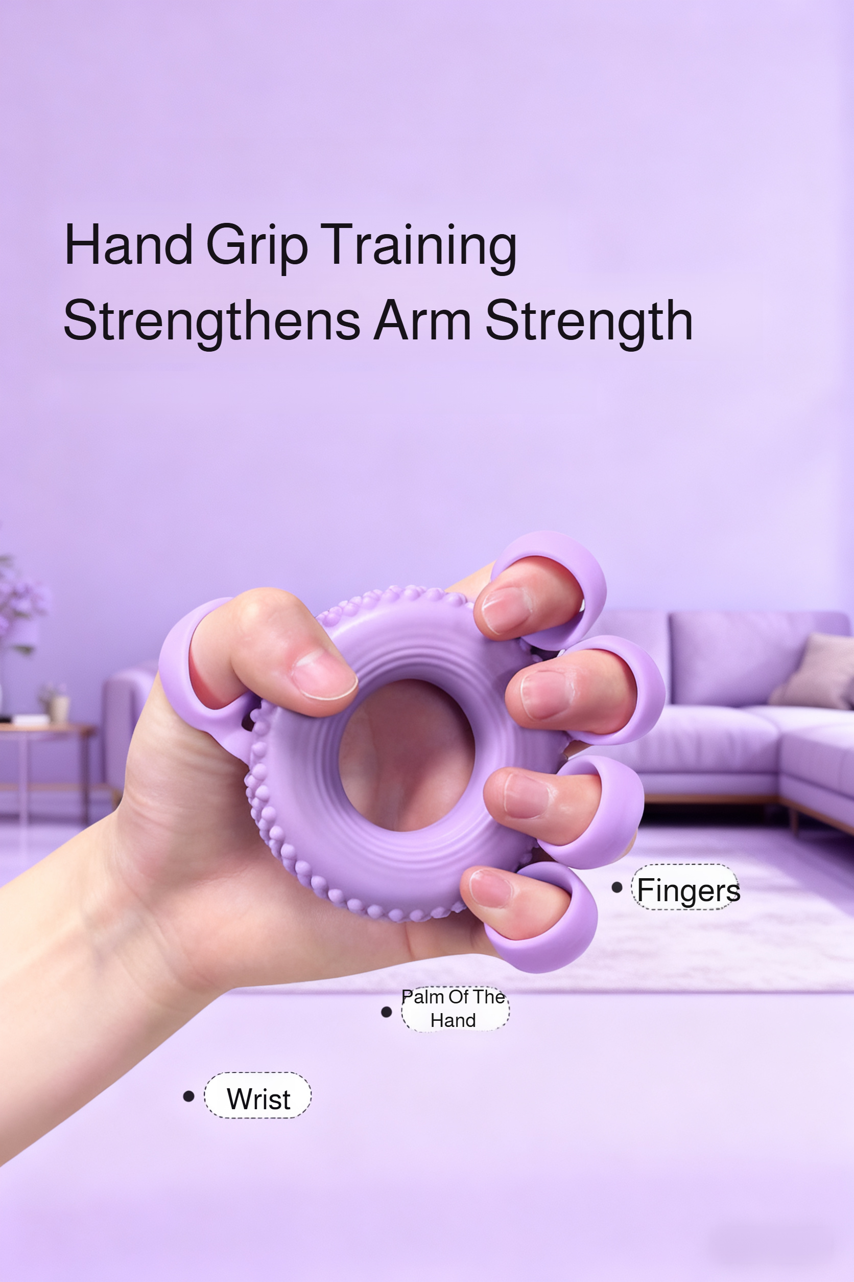 Ergonomic grip ball for finger rehabilitation