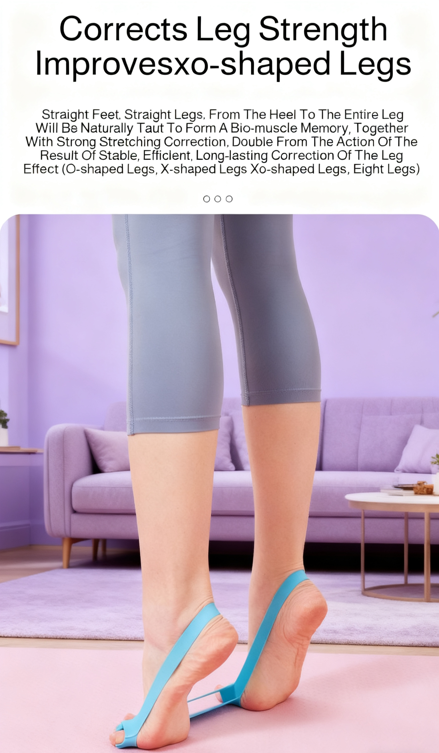 Portable resistance band ideal for leg workouts