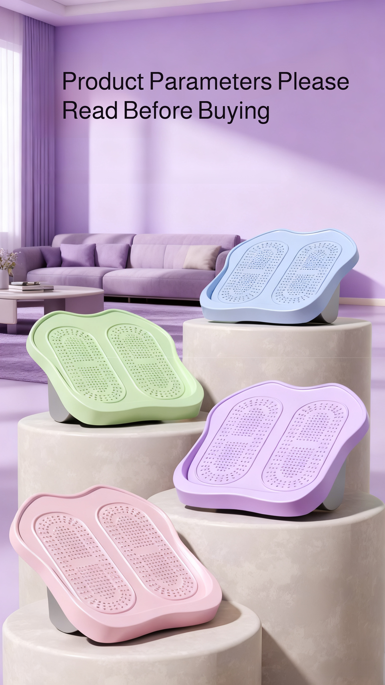 Portable yoga board with adjustable angles