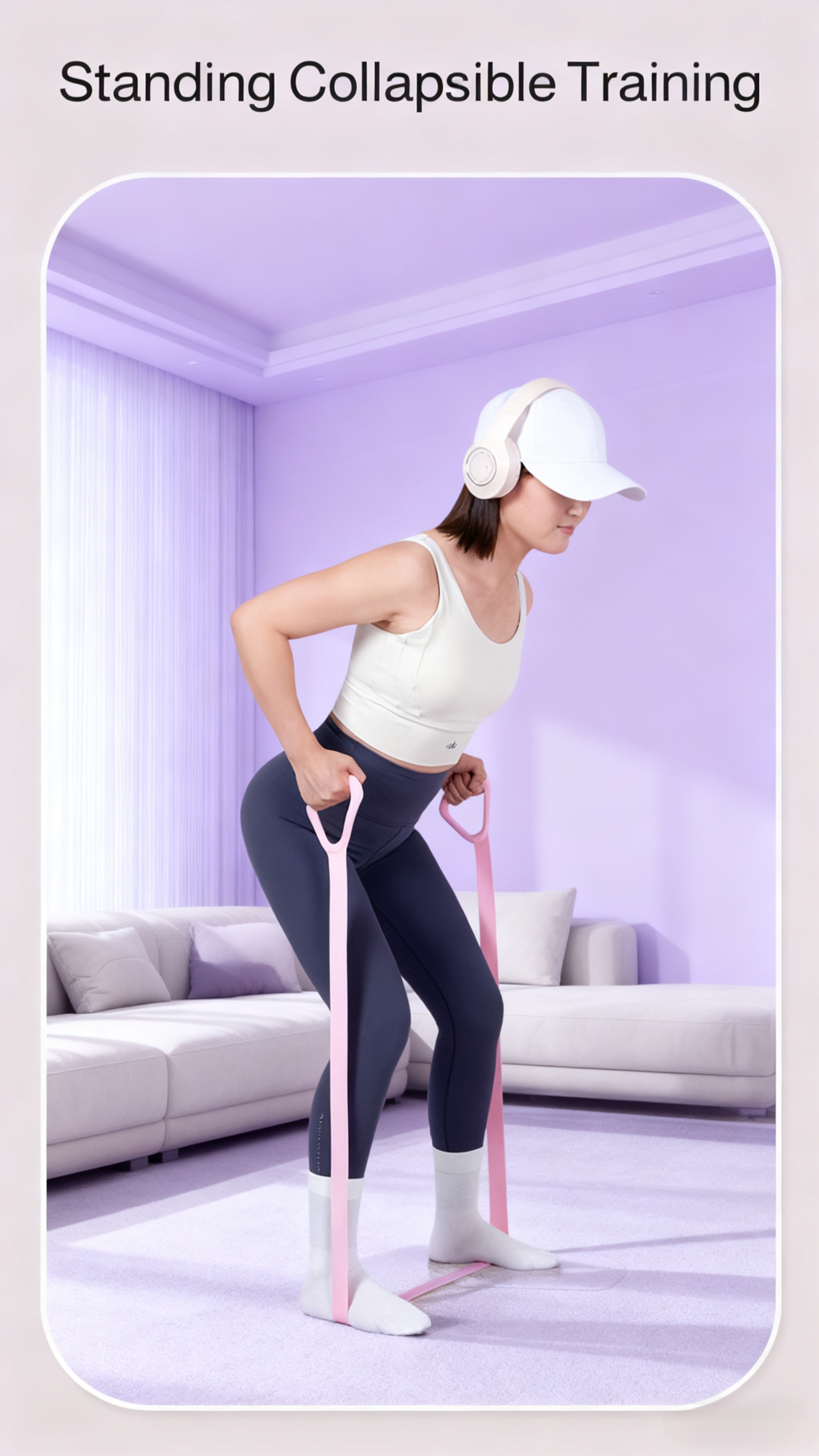 Stretchable workout bands for back strengthening