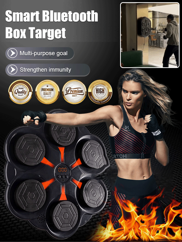 2025 New Year Breakthrough: Smart Bluetooth Music Boxing Machine —The Ultimate Stress-Reliever & Toning Target for Your Home