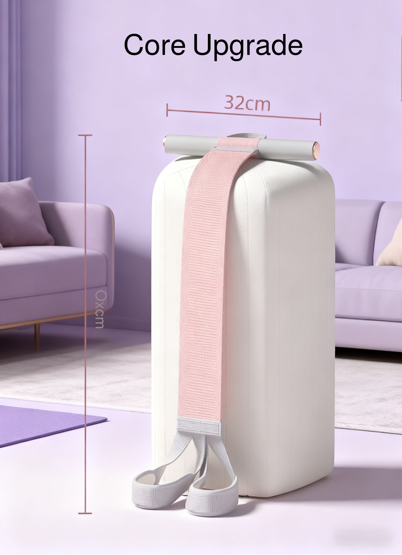 Compact resistance pedal exerciser for easy storage