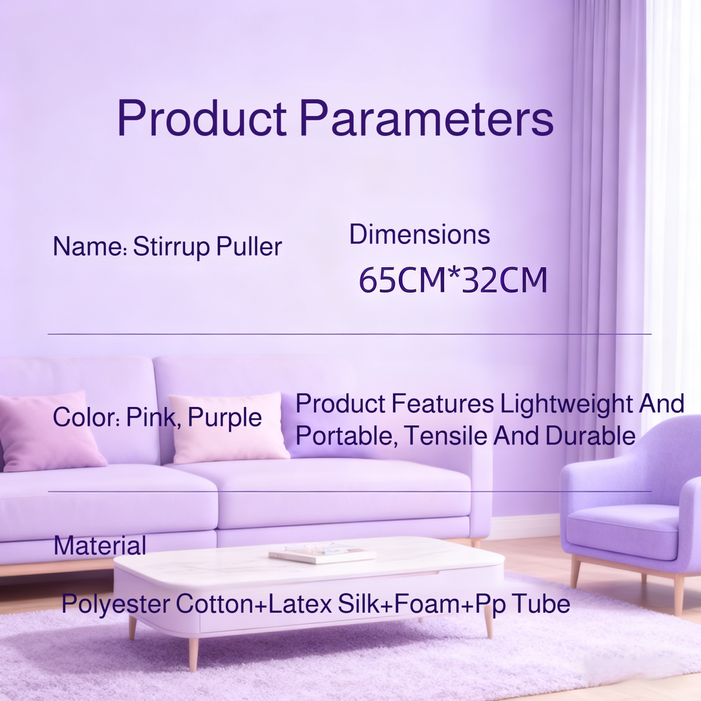 Five-Row Yoga Roller Massage Stick