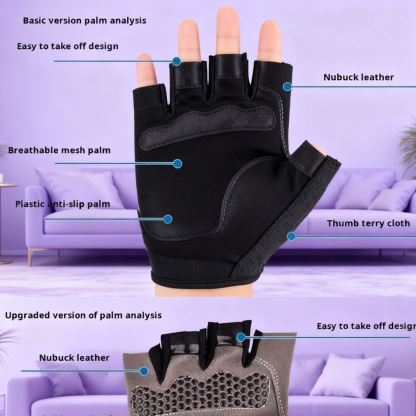 Half-Finger Cycling Gloves for Men and Women