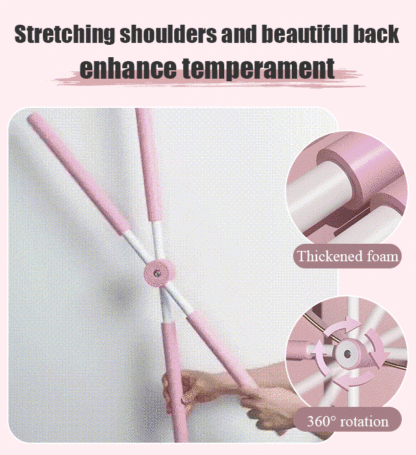 Family Posture Pro: Self-Locking Body Stick for Adults & Kids — Say Goodbye to Hunchback and Helloto Better Temperament