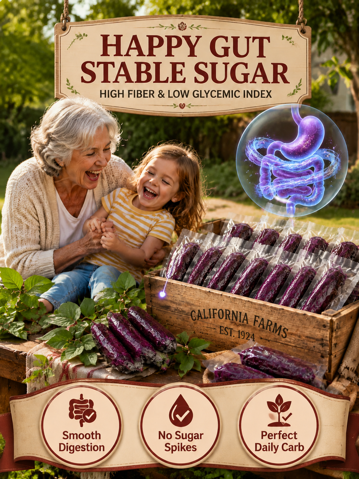 ✨ [Available Only 30 Days/Year] ✨ Premium Central Valley Organic Purple Yam Strips triple-steamed for the ultimate soft and chewy texture 🍠